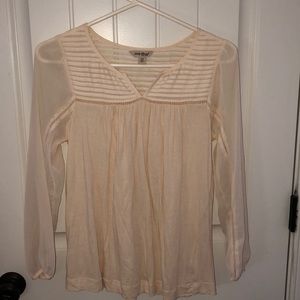 Cream Lucky Brand Blouse